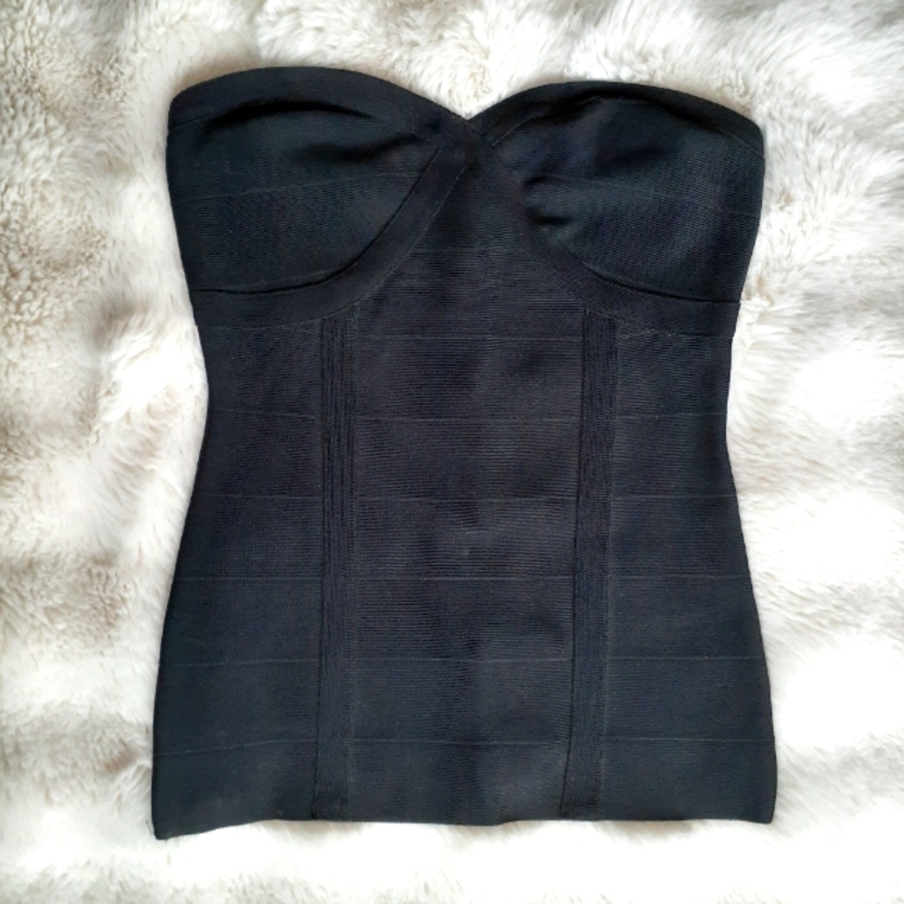 Guess Bandage Pullover Corset Bustier Top